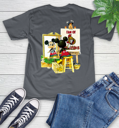 NHL Hockey Ottawa Senators Mickey Drawing Shirt 49