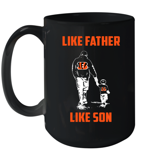 Cincinnati Bengals NFL Football Like Father Like Son Sports Ceramic Mug 15oz