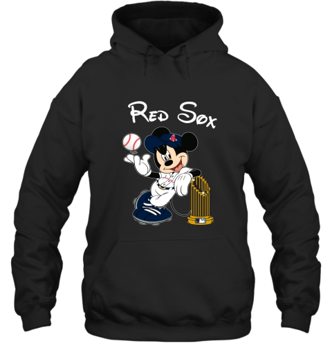 Boston Red Sox Mickey Taking The Trophy MLB 2018 Hoodie