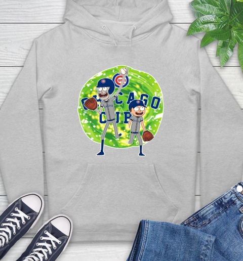 MLB Chicago Cubs Rick And Morty Baseball Sports Hoodie 6