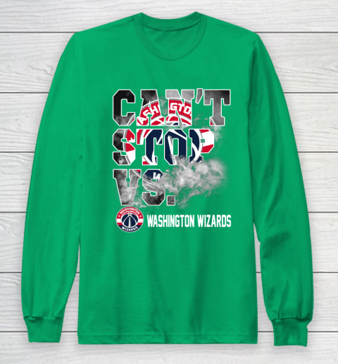 NBA Washington Wizards Basketball Can't Stop Vs Long Sleeve T-Shirt 4