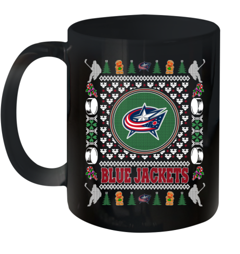 Columbus Blue Jackets Merry Christmas NHL Hockey Loyal Fan Ceramic Mug 11oz