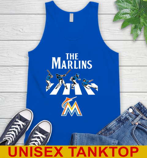 MLB Baseball Miami Marlins The Beatles Rock Band Shirt Tank Top 4