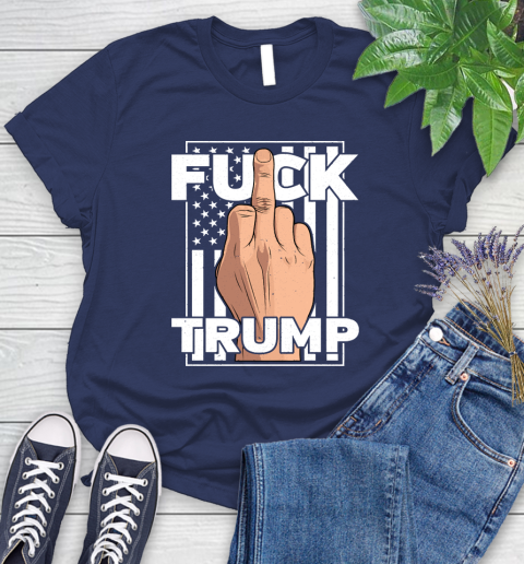 Fuck Trump Middle Finger Anti Republican T Shirt 93