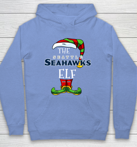 Seattle Seahawks Christmas ELF Funny NFL Hoodie 8