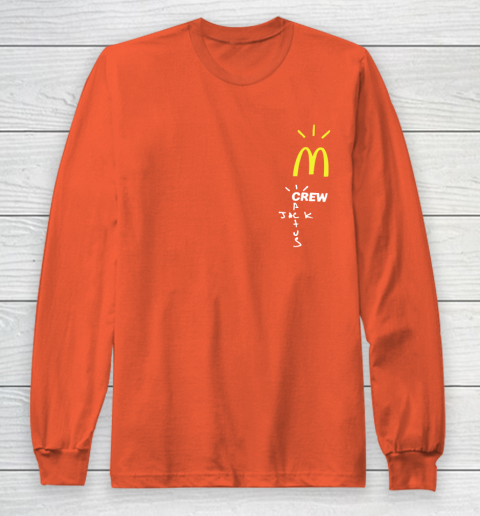 Travis Scott Cactus Jack McDonal Long Sleeve T-Shirt 3
