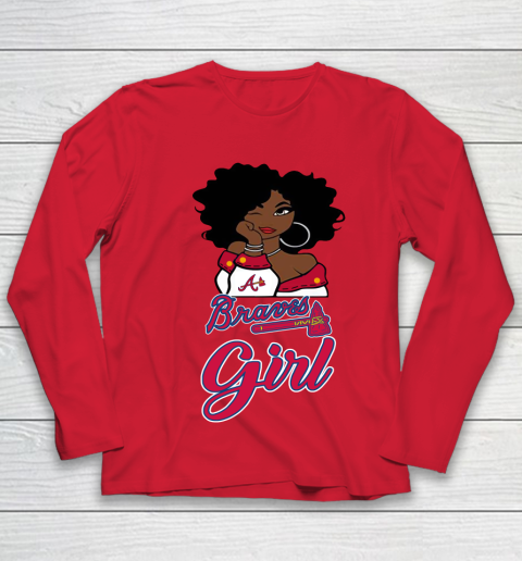 Atlanta Braves Girl MLB Youth Long Sleeve 10