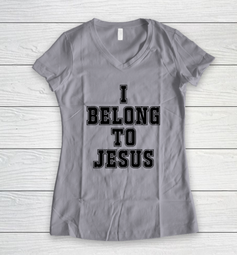 I Belong To Jesus Cody Gakpo Women's V-Neck T-Shirt 2