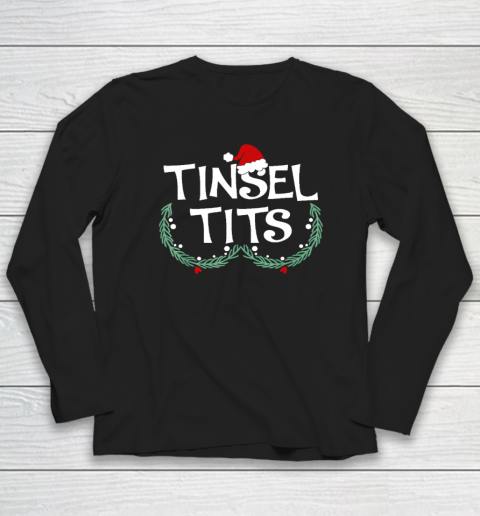 Jingle Balls Tinsel Tits Couples Christmas Matching Couple Long Sleeve T-Shirt