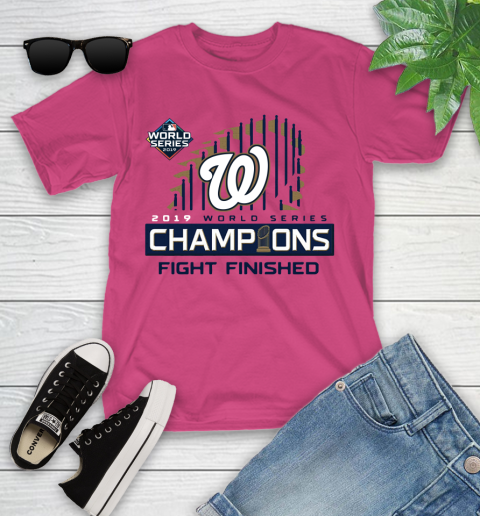Finish The Fight Washington Nationals World Series Youth T-Shirt 11