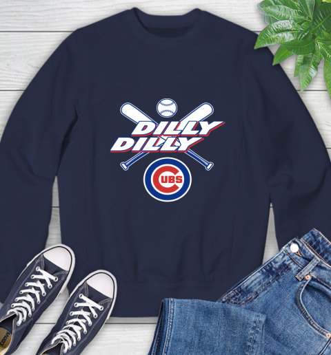 MLB Chicago Cubs Dilly Dilly Baseball Sports Sweatshirt 3