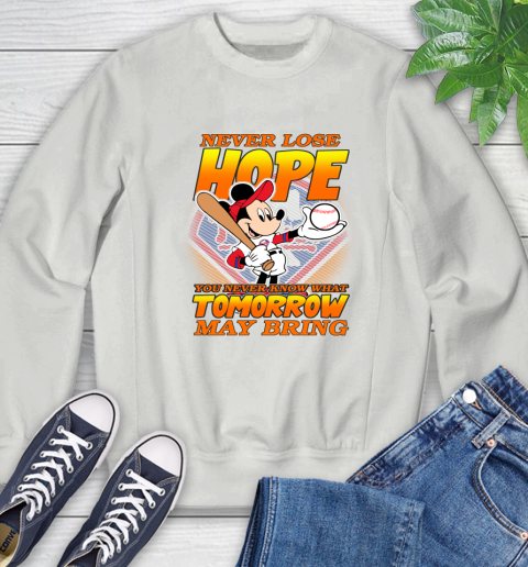 Philadelphia Phillies MLB Baseball Mickey Disney Never Lose Hope Sweatshirt 5