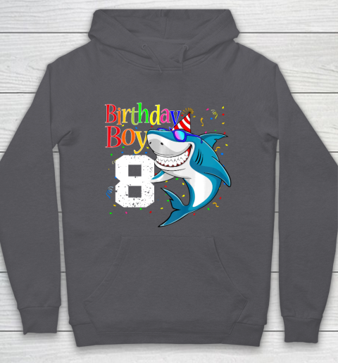 Kids 8th Birthday Boy Shark Shirts 8 Jaw Some Four Tees Boys 8 Years Old Hoodie 4