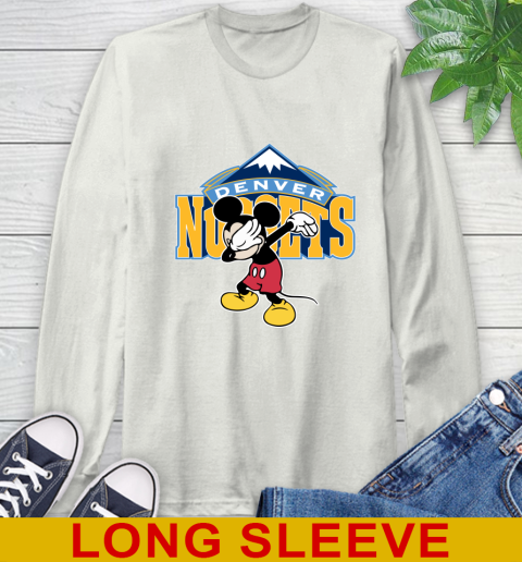 Denver Nuggets NBA Basketball Dabbing Mickey Disney Sports Long Sleeve T-Shirt 12