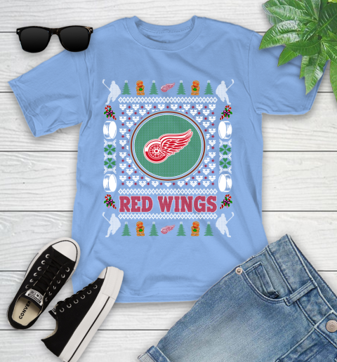Detroit Red Wings Merry Christmas NHL Hockey Loyal Fan Ugly Shirt 114