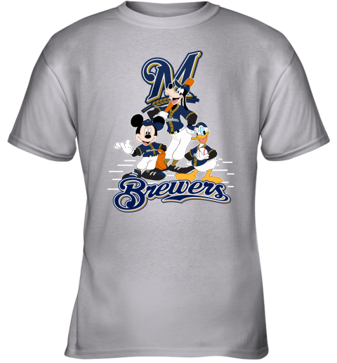 Milwaukee Brewers Youth Royal Triple Play T-Shirt