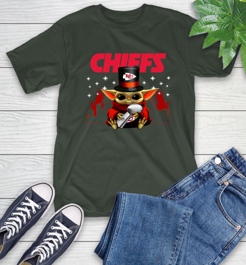 Super Bowl Baby Yoda Loves The Kansas City Chiefs Star Wars NFL Shirts 6