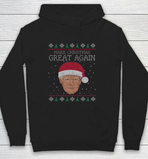 Unique Graphics Make Christmas Great Again Funny Christmas Hoodie