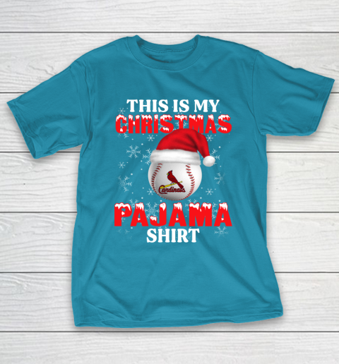 St.Louis Cardinals This Is My Christmas Pajama Shirt MLB T-Shirt 7