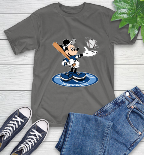 MLB Baseball Kansas City Royals Cheerful Mickey Disney Shirt T-Shirt 10