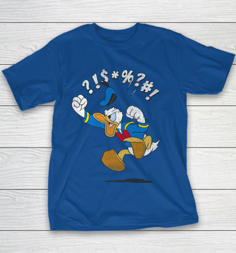 Disney Mickey And Friends Donald Angry Jump Youth T-Shirt 6