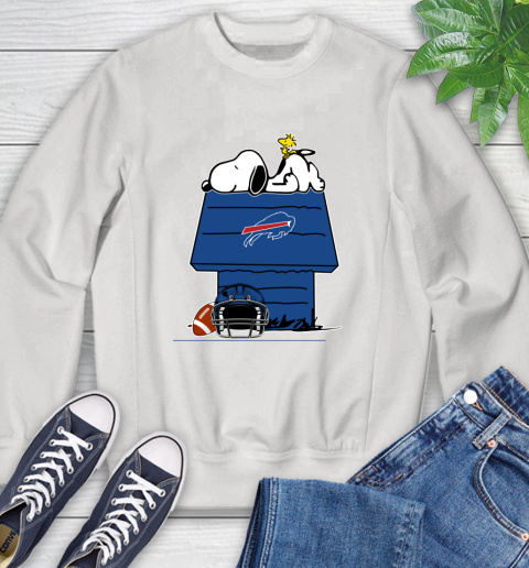Buffalo Bills NFL Football Snoopy Woodstock The Peanuts Movie Sweatshirt