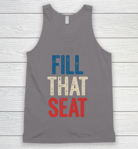 Fill That Seat Vintage North Carolina NC Fill The Seat Retro Tank Top 6