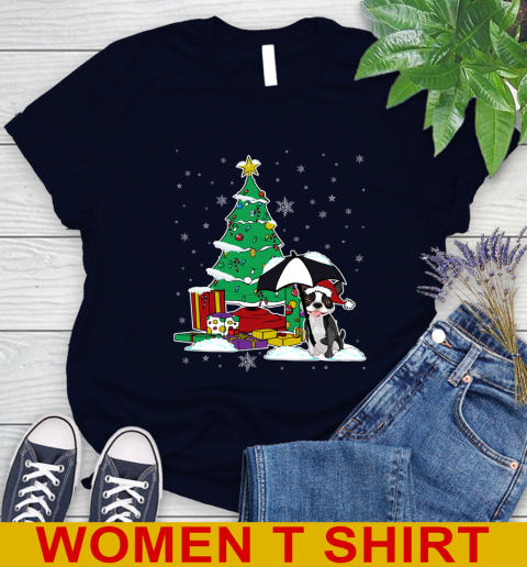 Boston Terrier Christmas Dog Lovers Shirts 227
