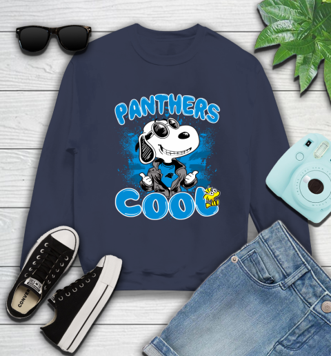 NFL Football Carolina Panthers Cool Snoopy Shirt Sweatshirt - Image 3