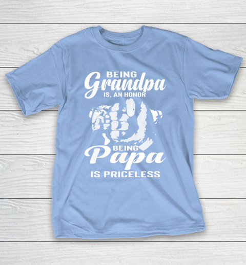 Grandpa Funny Gift Apparel  Being Grandpa Is An Honor Being Papa T-Shirt 20