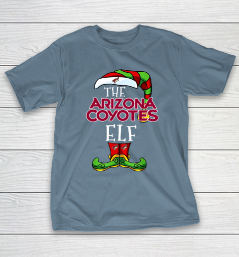 Arizona Coyotes Christmas ELF Funny NHL T-Shirt 6
