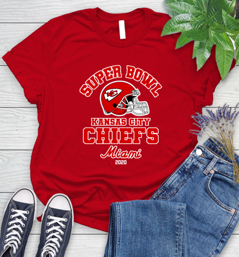 Kansas City Chiefs Super Bowl Champion Miami Logo 2020 NFL Shirts 92