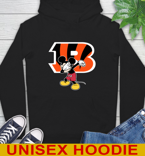 Cincinnati Bengals NFL Football Dabbing Mickey Disney Sports Hoodie 2