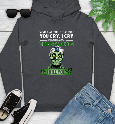 NBA Talk Shit About Minnesota Timberwolves Thunder I Kill You Achmed The Dead Terrorist Jeffrey Dunham Basketball Youth Hoodie 10