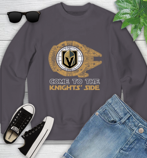 NHL Come To The Vegas Golden Knights Wars Hockey Sports Youth Sweatshirt 5