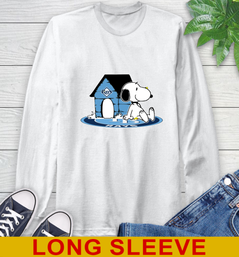 MLB Baseball Tampa Bay Rays Snoopy The Peanuts Movie Shirt Long Sleeve T-Shirt