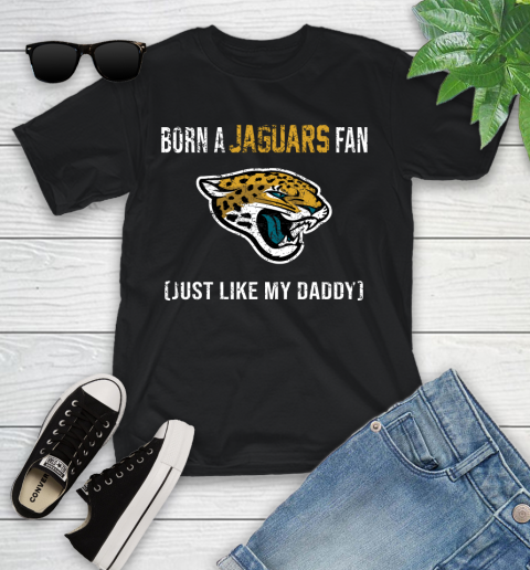 NFL Jacksonville Jaguars Football Loyal Fan Just Like My Daddy Shirt Youth T-Shirt