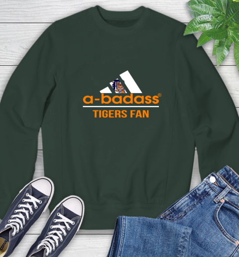 MLB A Badass Detroit Tigers Fan Adidas Baseball Sports Sweatshirt 12