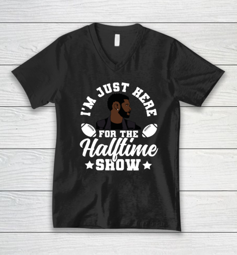Usher Im Just Here For The Half time Show 2024 V-Neck T-Shirt