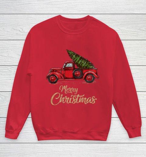 Christmas discount truck sweatshirt