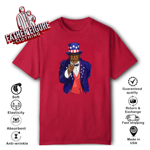 Sam Jackson Uncle Sam Super Bowl LIX Halftime Show T-Shirt