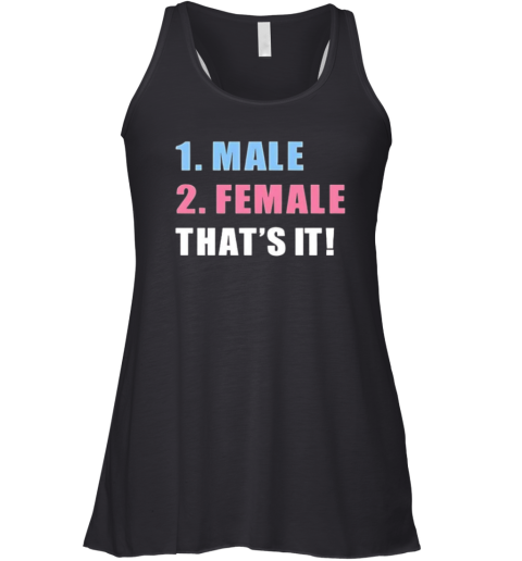 1 male 2 female that's it 2025 Racerback Tank