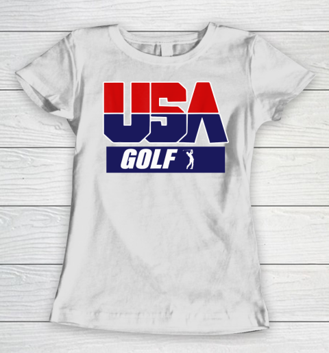 Golf USA TEAM FLAG American olympics Tokyo 2020 2021 Japan olympic Sport Women's T-Shirt
