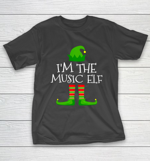 I m the Music Elf Family Matching Christmas Pajama Gifts T-Shirt