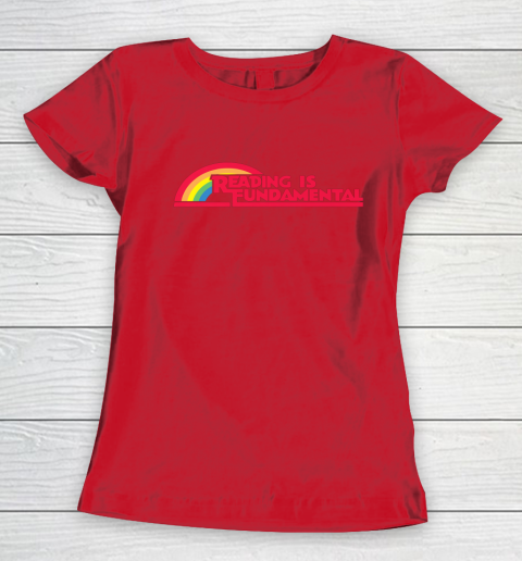 Reading Rainbow t shirt Reading is Fundamental Gay Rainbow Women's T-Shirt 7