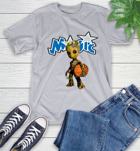 Orlando Magic NBA Basketball Groot Marvel Guardians Of The Galaxy T-Shirt 6