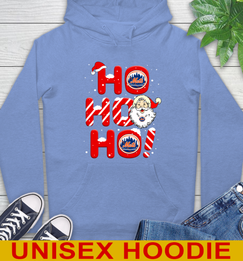 New York Mets MLB Baseball Ho Ho Ho Santa Claus Merry Christmas Shirt Hoodie 11