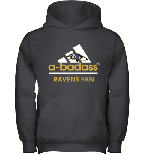 A badass Baltimore Ravens Mashup Adidas NFL Shirts Youth Hoodie
