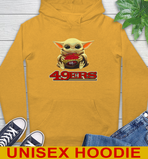 NFL Football San Francisco 49ers Baby Yoda Star Wars Shirt Hoodie 3