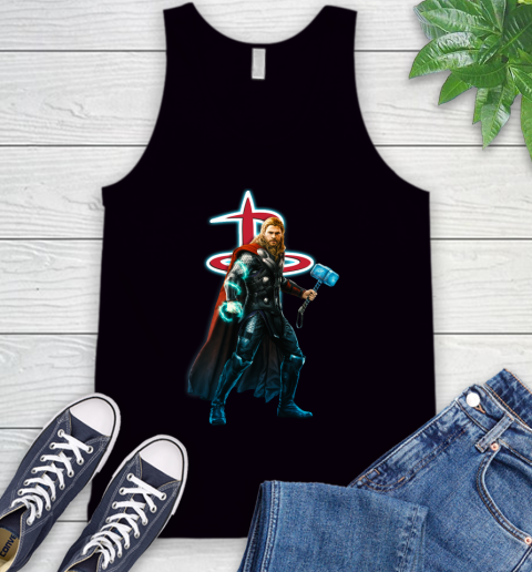 NBA Thor Avengers Endgame Basketball Houston Rockets Tank Top 2